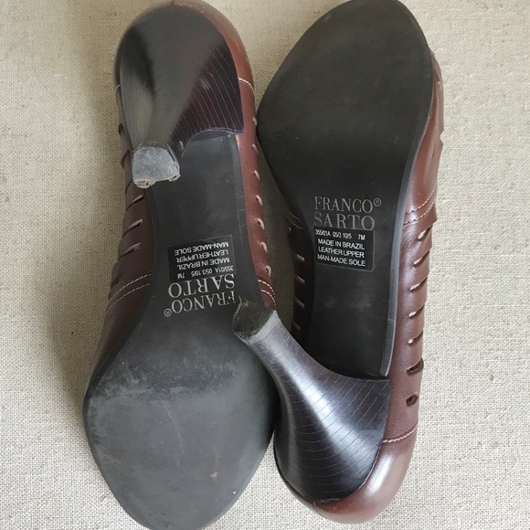 Franco Sarto Peep Toe Heels - Picture 5 of 7